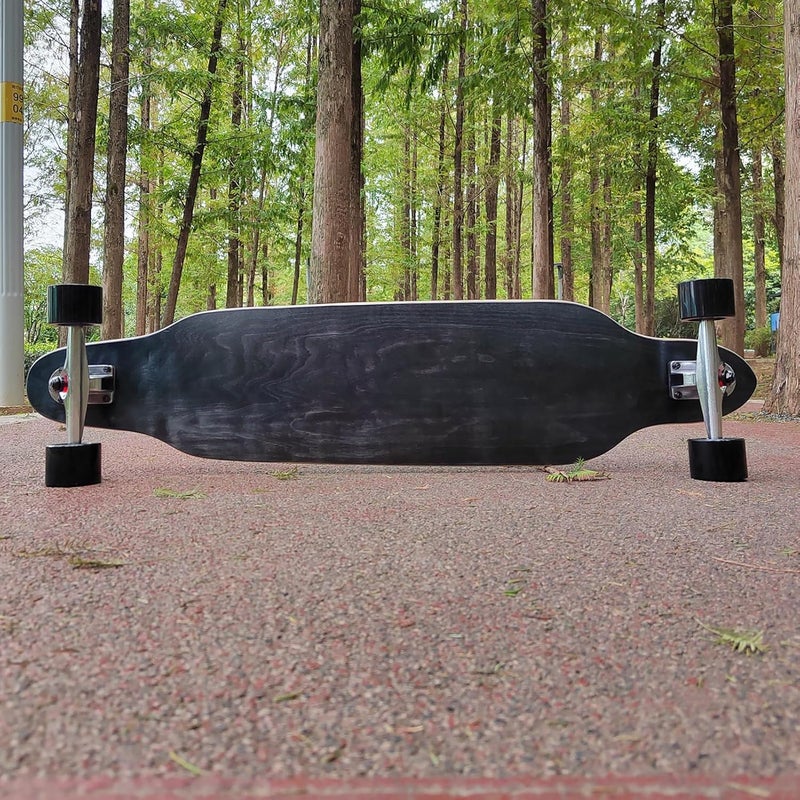 RIMABLE 41 Inch Freestyle Topmount Longboard Skateboard - Beginner Cruiser Freestyle Maple Wood Deck Cruising Long Board Skateboard for Teenagers,Kids and Adults - Image 5